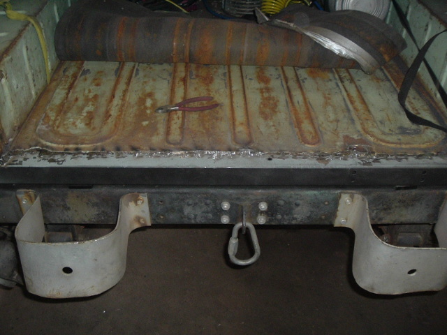 Welded to Rear of Bed